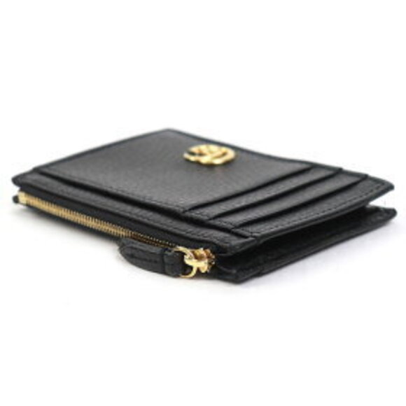 Gucci GG Marmont Leather Card Wallet Black Calfskin Wallets Fragment - Picture 4 of 9